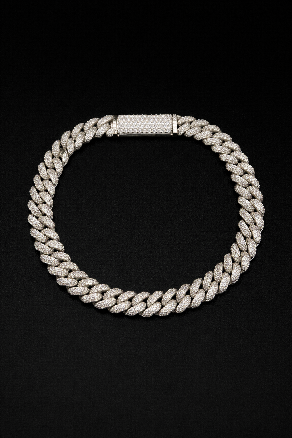 Bransoletka Cuban Link 12mm S925