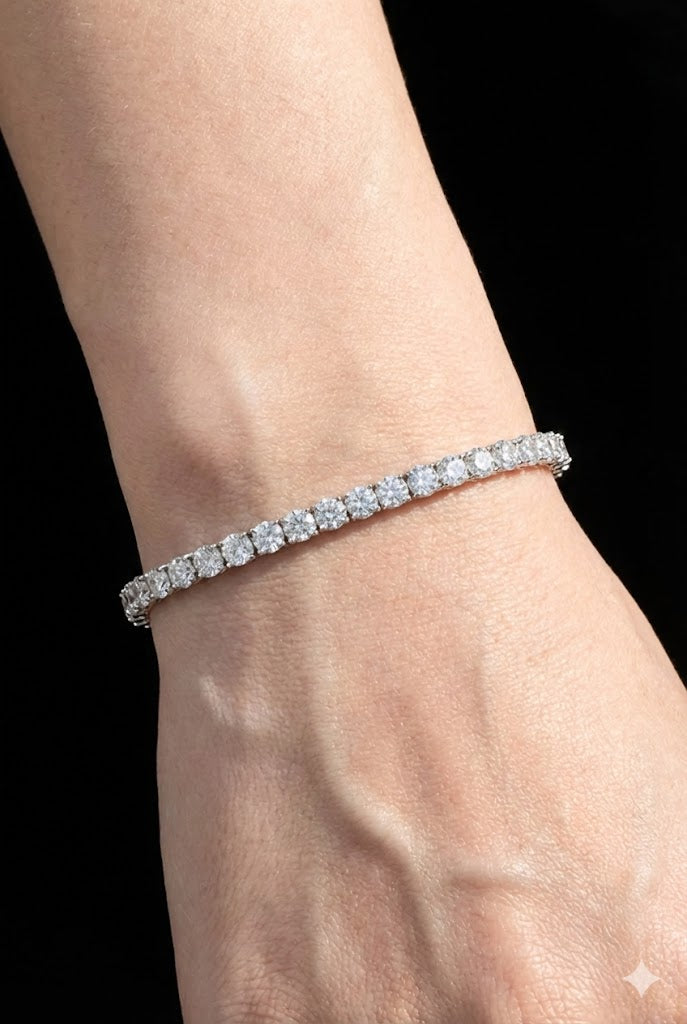 Bransoletka Tennis 4mm S925