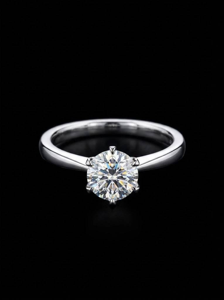 Pierścionek Solitaire Classic 6.5mm S925