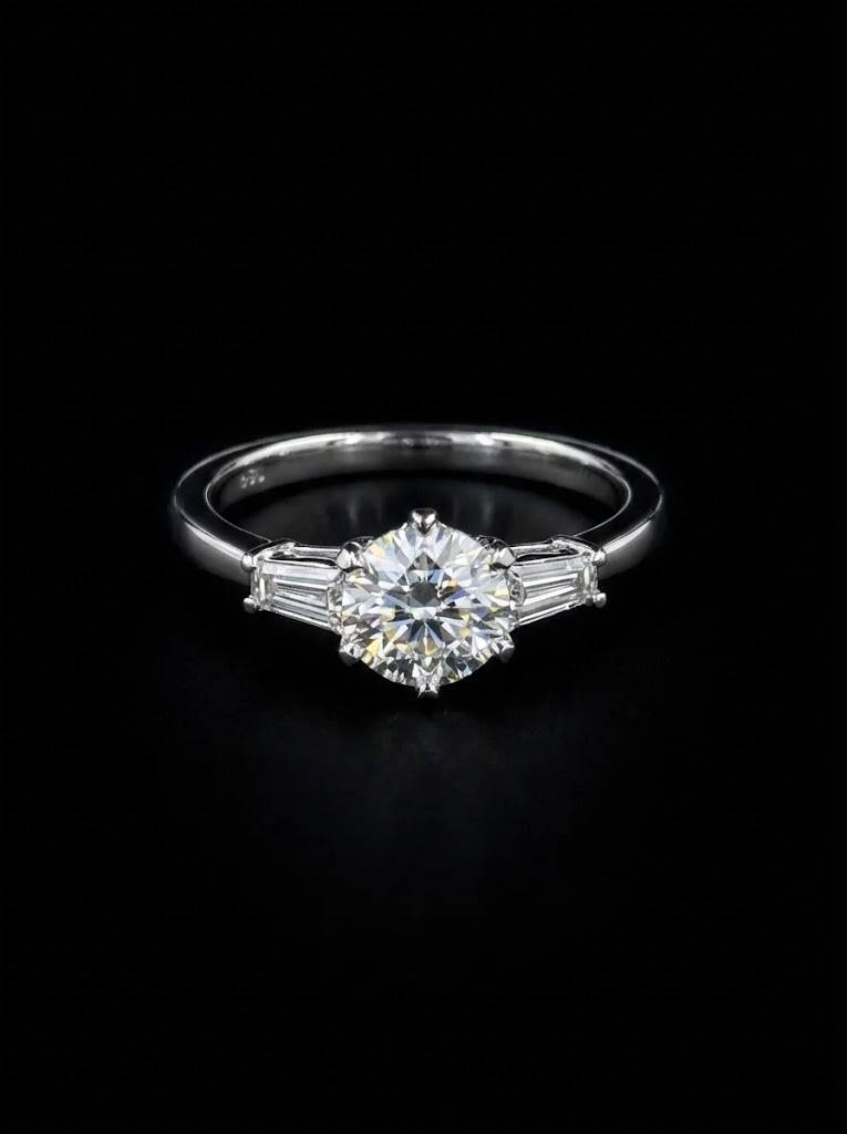 Pierścionek Tripley Round S925